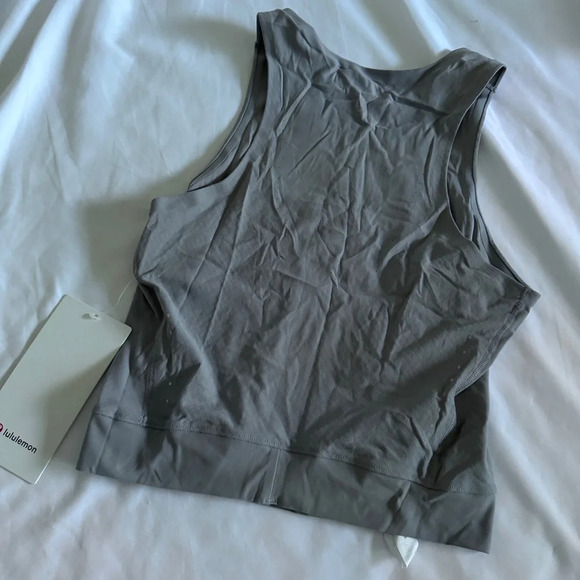 🆕🩶 Lululemon SenseKnit Running Tank - Rhino Grey - Picture 7 of 13